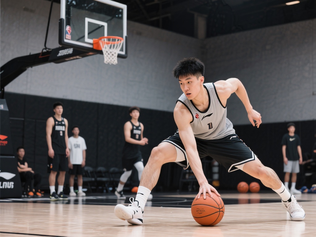 北京首钢男篮范子铭社媒分享美式挑战随拍日常 通过这一系列的训练和分享,我们看到了一位