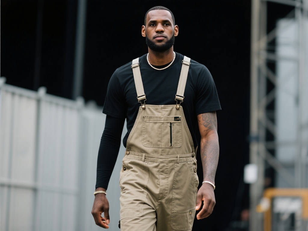 背带裤，这一早先在工装领域独领风骚的单品